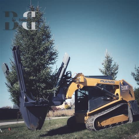 skid steer shovel|Skid Steer Tree Spade .